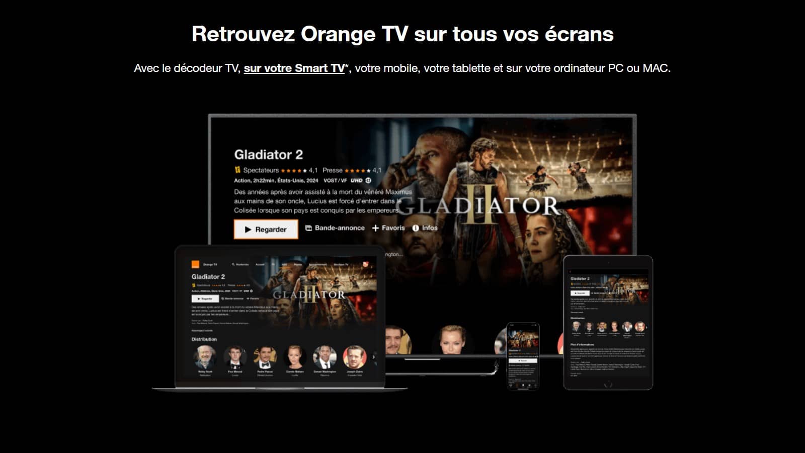 Orange TV sur tous vos écrans (Crédit : capture boutique Orange)