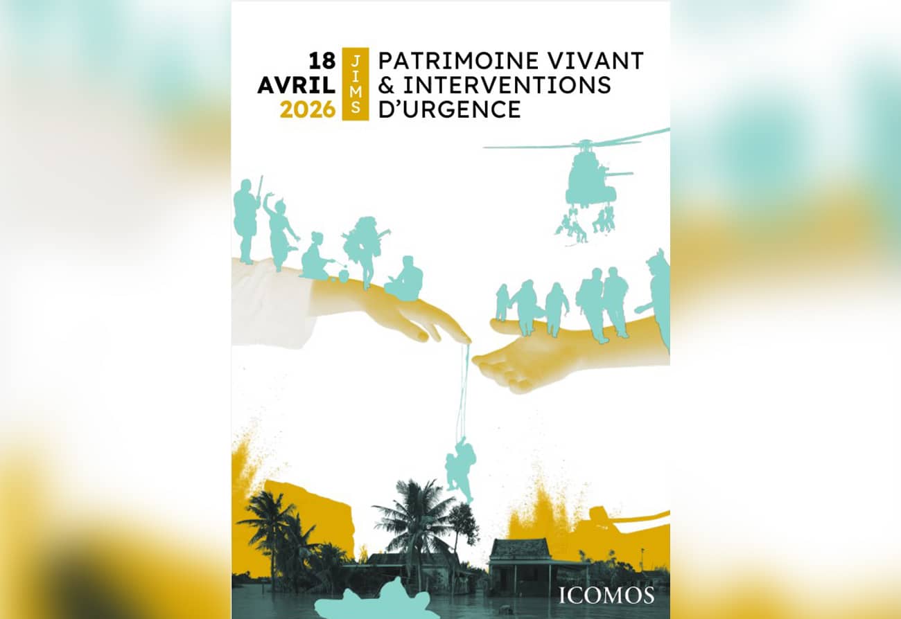 Affiche Journée internationale des monuments et des sites (Crédit : ICOMOS)