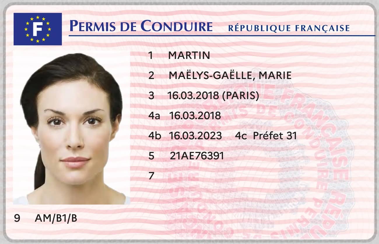 Permis de conduire format carte de crédit (Crédit : capture France-identité.gouv.fr)