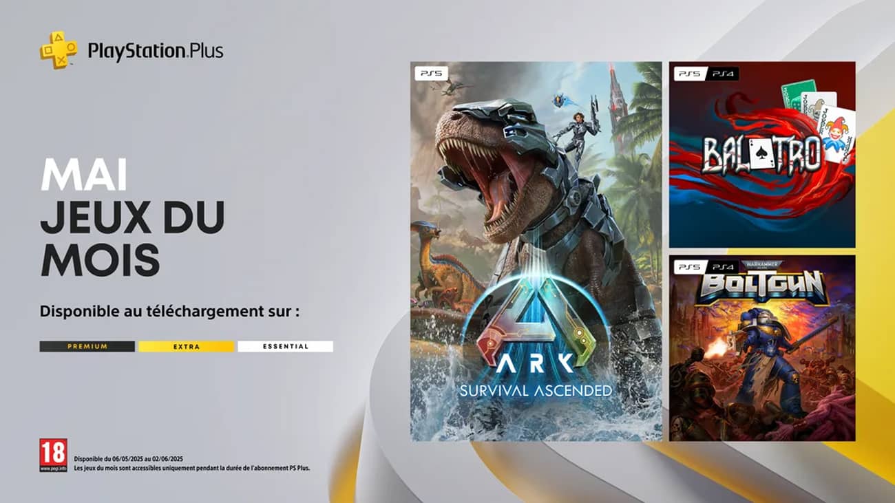 Les jeux PlayStation Plus gratuits en mai 2025 (Crédit : blog PS Sony)