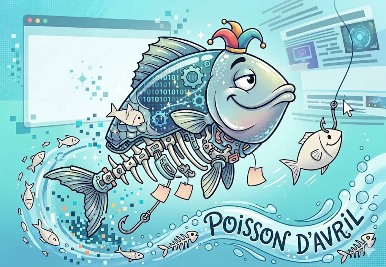 Un poisson d’avril geek pour les geeks (Crédit : Alex.I)