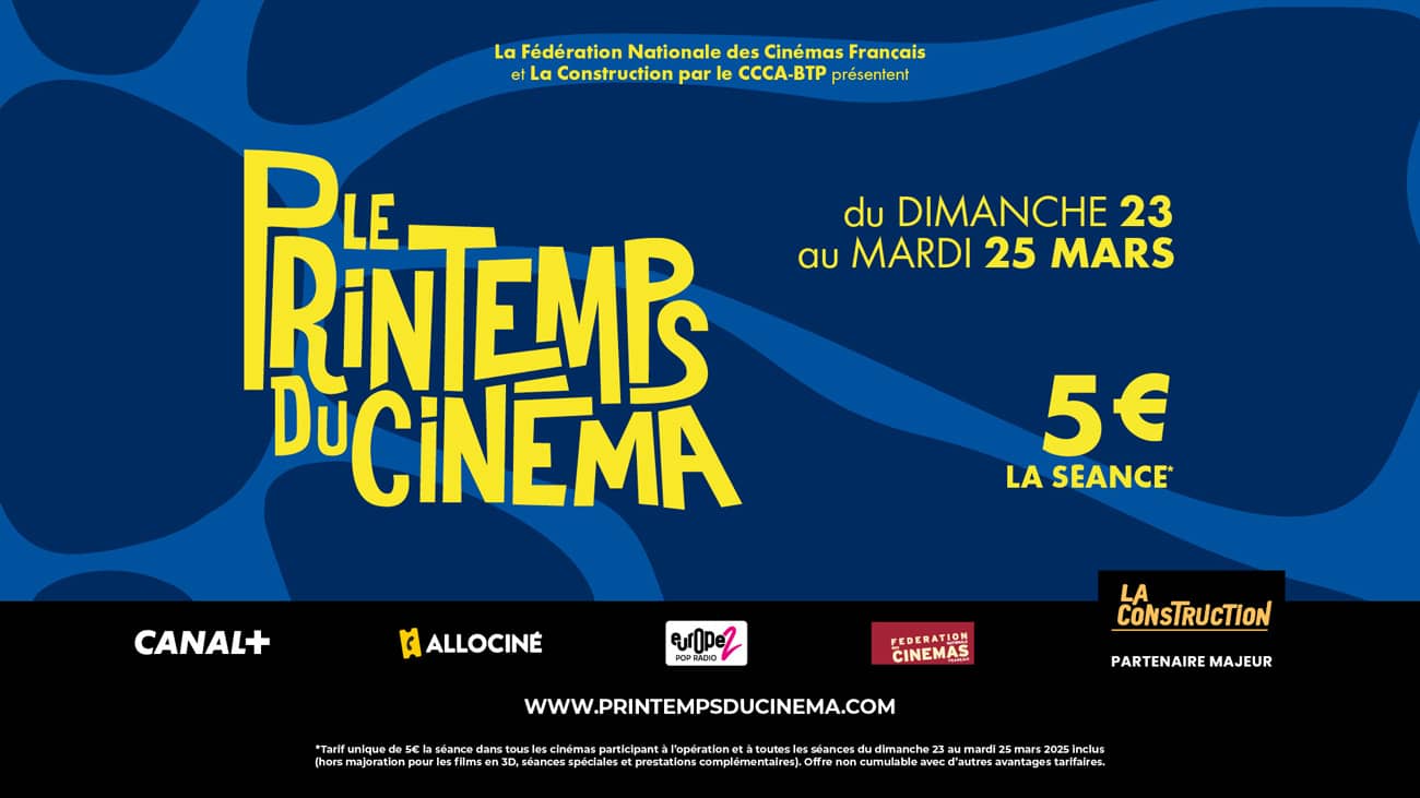 Affiche officielle du Printemps du Cinéma 2025
