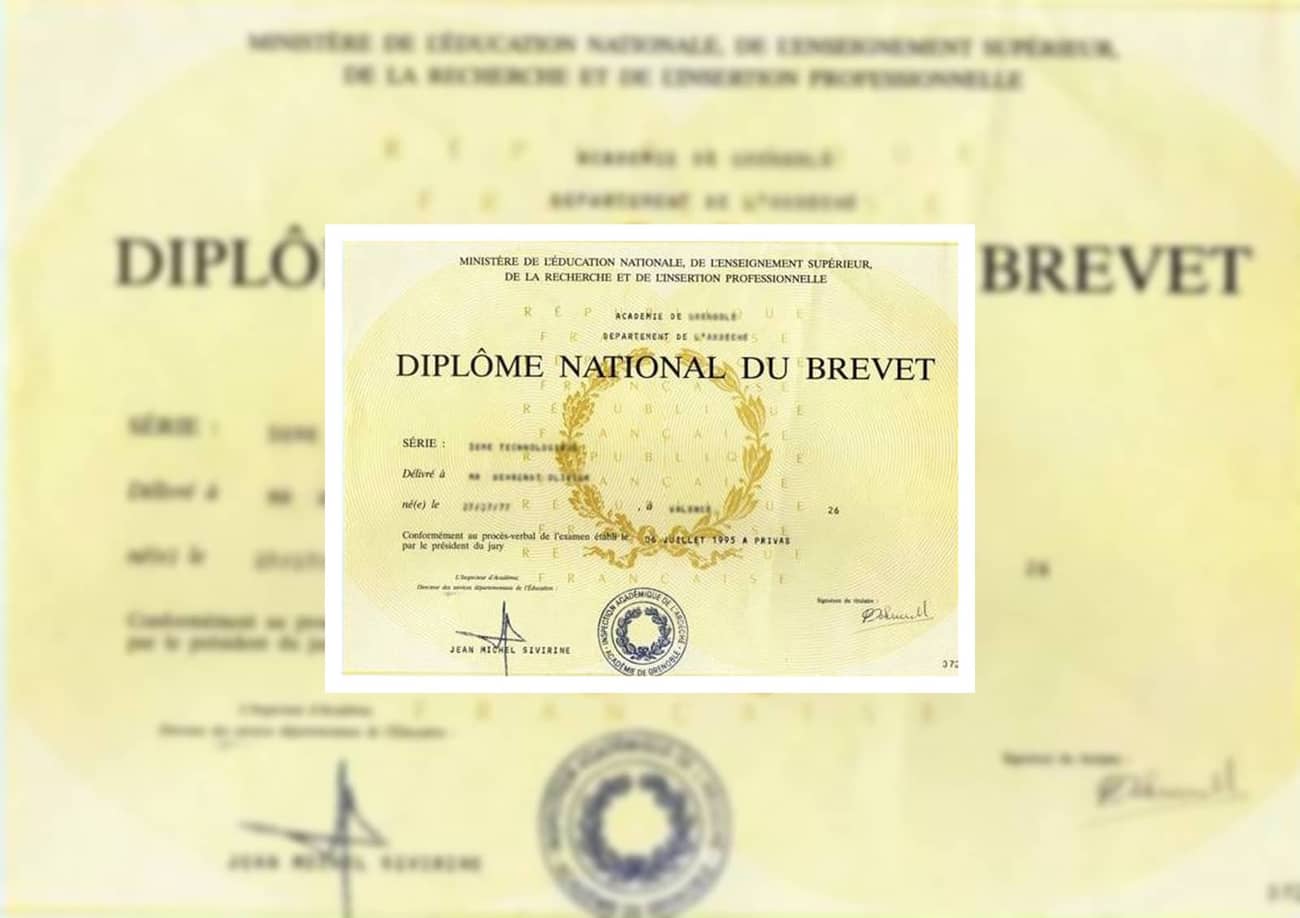 DNB 2025 : spécimen du diplôme national du brevet (Crédit : gouv.fr)