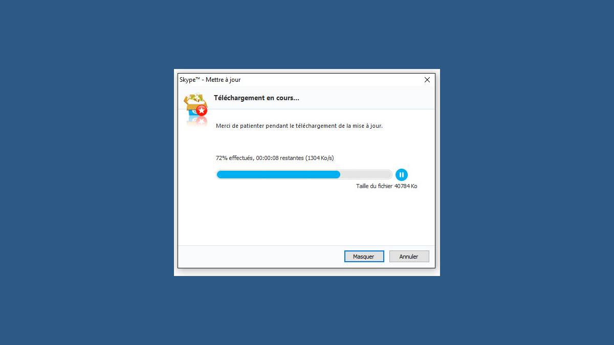 Capture mise à jour Skype 7.24.0.104