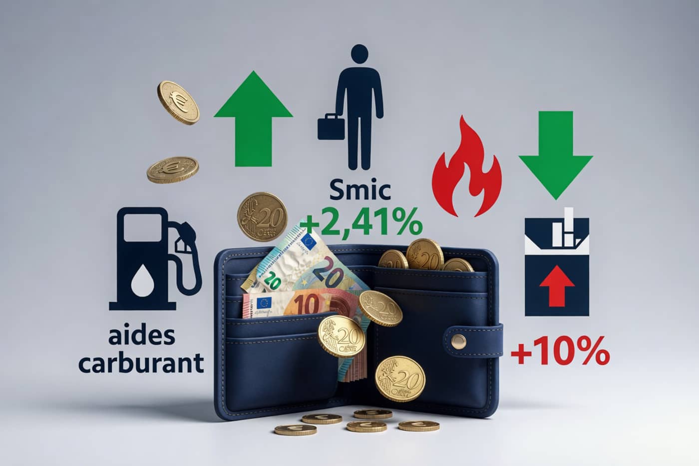 Smic, gaz, aides au carburant, tabac : les changements du 1er juin (Crédit : Alex.I)