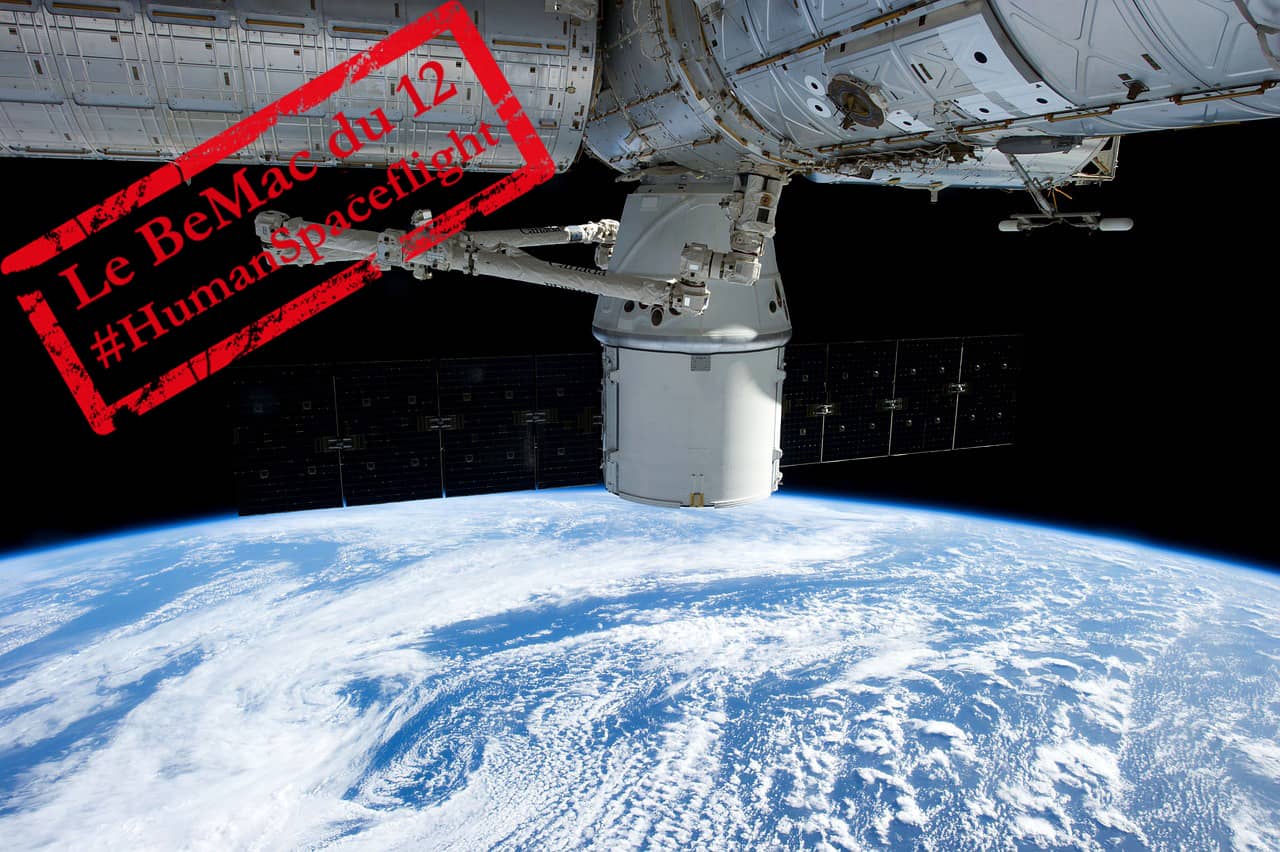 Station Spatiale : la Terre vue de l’ISS (Crédit : SpaceX-Imagery)