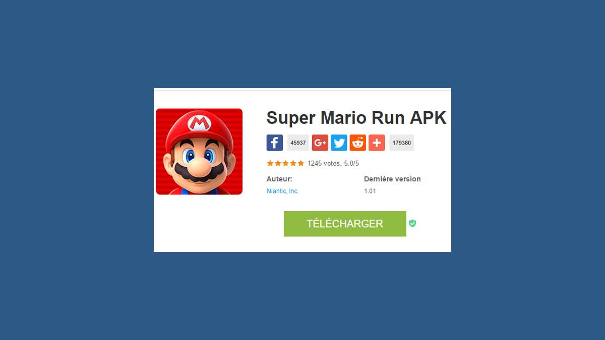 Super Mario Run APK (capture)