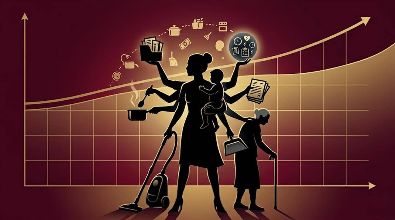 La représentation du travail invisible féminin et sa valeur (Crédit : Alex.I)