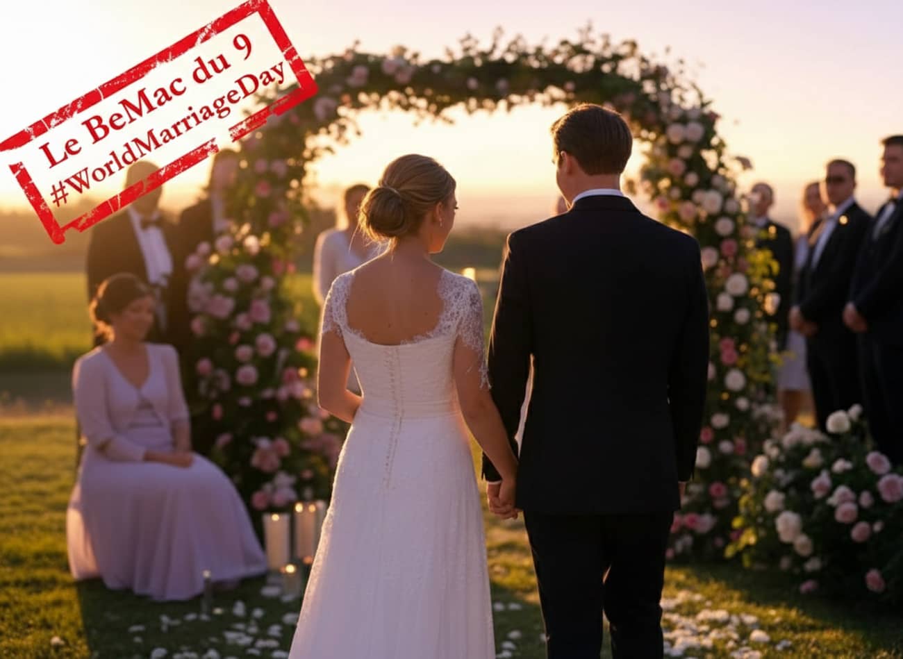 Union d’un couple pour cette journée du mariage (Crédit : Alex.I)