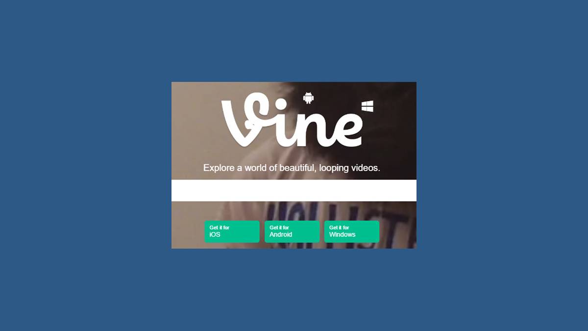 Twitter / Application Vine