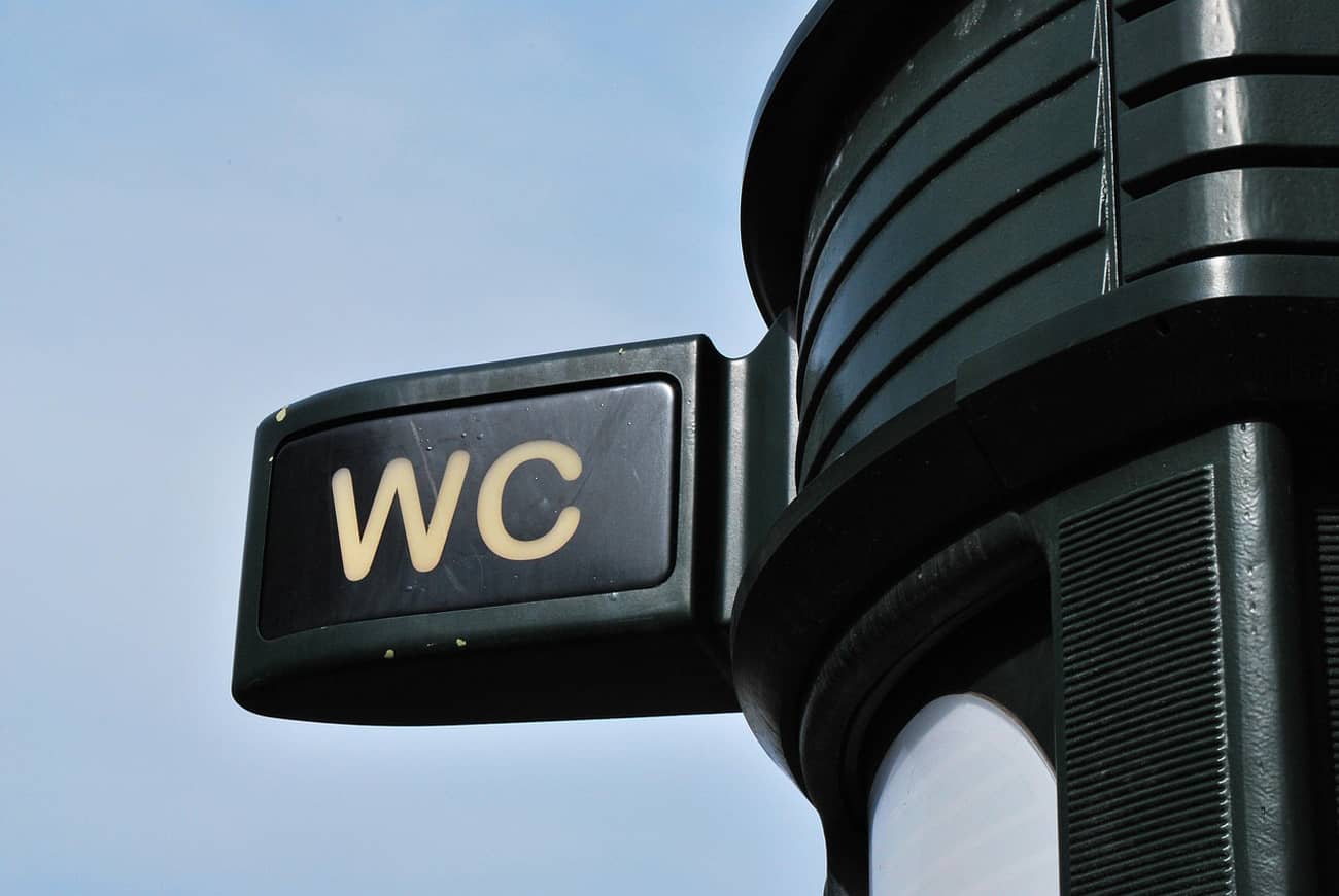 Le WC des toilettes publiques (Crédit : Regantheiler)