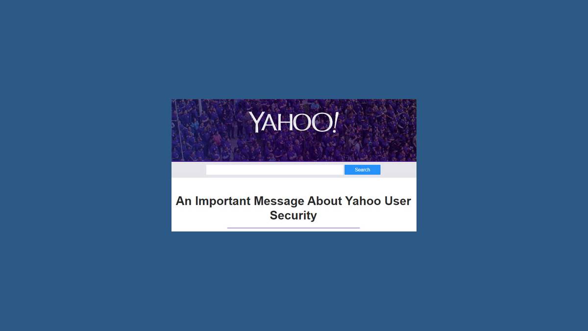 Alerte piratage 1 milliard de comptes Yahoo!