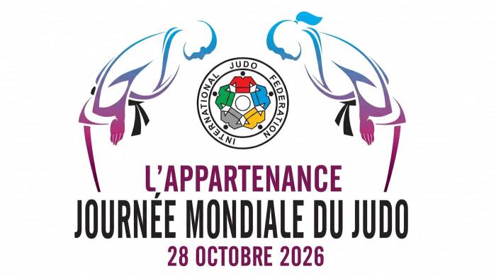 Logo de la Journée mondiale du judo 2026 : l’appartenance (Crédit : ijf.org)