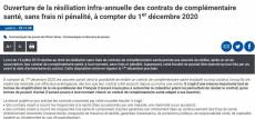 Résiliation mutuelle santé sur solidarites-sante.gouv.fr