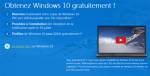 Windows 10 mise à jour gratuite