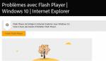 Activation Adobe Flash Player Internet Explorer