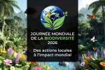 Une affiche de la Journée internationale de la biodiversité 2026 (Crédit : Alex.I)