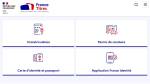 Page d’accueil del’Agence Nationale des Titres Sécurisés (Crédit : capture ANTS)