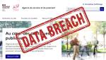 Agence de Services et de Paiement et tampon Data Breach (Crédit : capture ASP)