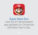 Record Super Mario Run 1er janvier