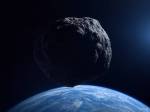Illustration d’un astéroïde fictif menaçant la Terre (Crédit : Alex.I Grok)