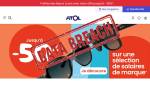 ATOL Les Opticiens et tampon Data Breach (Crédit : capture site ATOL)