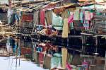 Un bidonville à Manille aux Philippines (Crédit Bindue)