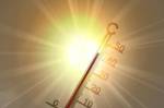 Soleil qui brille avec une canicule à 40 degrés (Crédit : Geralt)