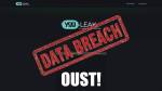 Page YGG Leak et le tampon data breach (Crédit : capture YGGLeak)