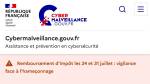 Message alerte remboursement impôts revenu 2026 (Crédit : capture .gouv.fr)