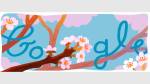 Cherry Blossom fêtée par un Doodle sur Google