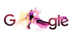 Doodle Google Coupe du monde 2026 avec une reprise de volée (Crédit: Google)