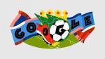 Doodle qui célèbre la Premier League anglaise 2025-2026 (Crédit : Doodle Google)