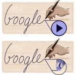 Doodle stylo à bille sur Google