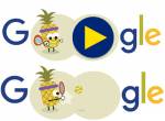 2e jour des Doodle Fruit Games (Google)