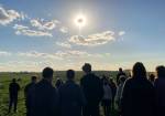 Une éclipse partielle du soleil (Crédit : Alex.I Grok)