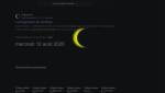 Easter Egg Google pour l’éclipse solaire du 12 août (Crédit : Capture Google)