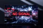 Un écran TV avec un message No Signal pendant la CDM 2026 (Crédit : Alex.I)
