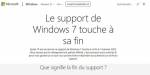 Le support de Windows 7 touche à sa fin