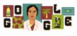 Doodle sur Google intitulé : Il y a 112 ans naissait Kamala Sohonie