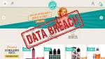 Le Petit Vapoteur et tampon Data Breach (Crédit : capture site web)