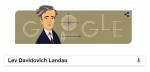Doodle Google il y a 111 ans naissait Lev Landau