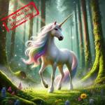  Journée mondiale de la licorne : une licorne dans la forêt (Crédit : Alex.I)