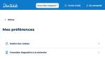 Le lien vers le formulaire d’opposition Doctolib (Crédit : capture site web)