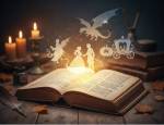 Un vieux livre de contes de fée avec un brin de magie (Crédit : Alex.I)