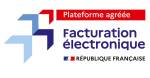 Logo officiel de la facturation électronique (Crédit : Économie.gouv.fr)