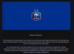 Message cyberattaque Fédération Française de Football (Crédit : capture FFF)