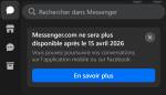 Message Messenger.com plus disponible avril 2026 (Crédit : Meta)