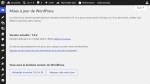 Page de la mise à jour Wordpress 7.0.2 sur notre hébergeur Arcusweb