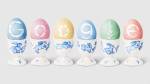 Des œufs de Pâques dans des coquetiers pour le Doodle (Crédit: Google)